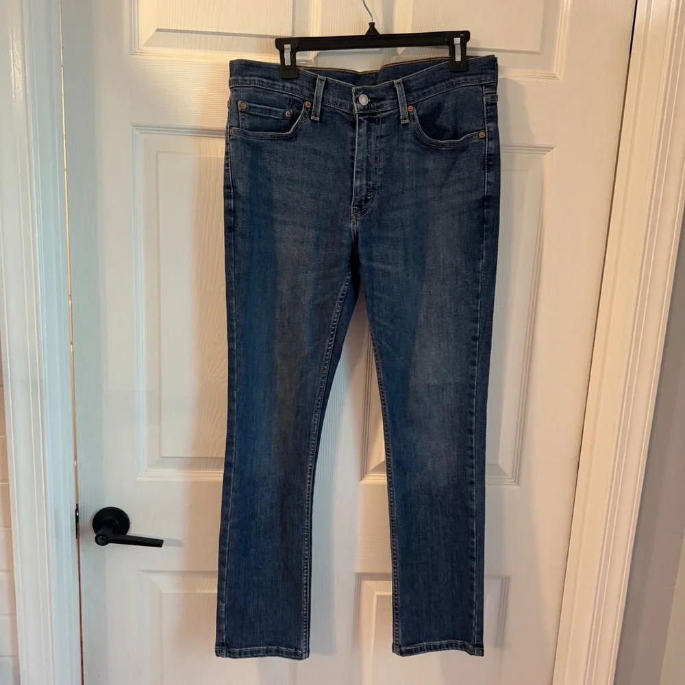 Levi's 511 Slim Fit Jeans Mens 33x30 Dark Wash Blue WaterLess Denim 5309